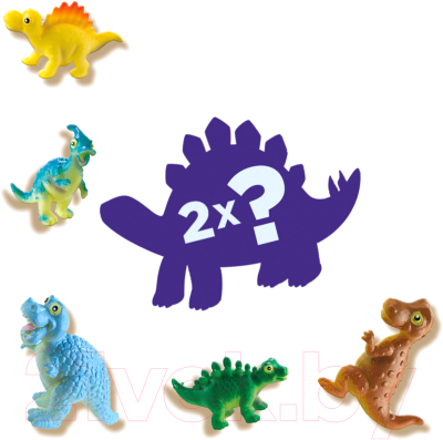 Набор для лепки SES Creative Динозавр / 00423 (2цв)