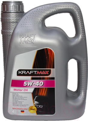Моторное масло KraftMax 5W40 / KM117/4 (4л)