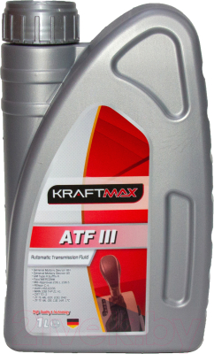 Трансмиссионное масло KraftMax ATF III / KM306/1 (1л)