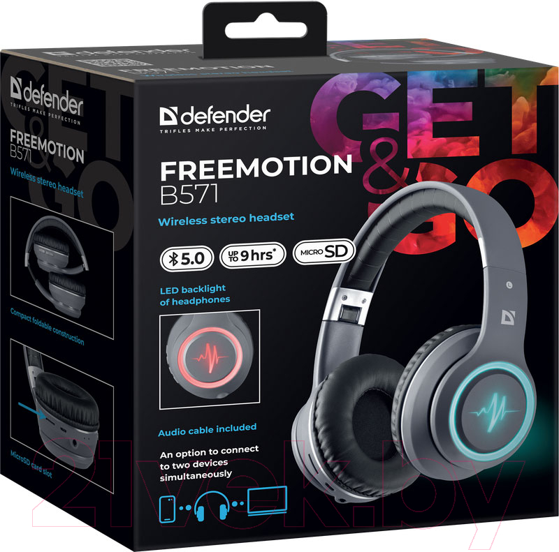 Беспроводные наушники Defender FreeMotion B571 / 63571