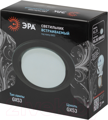 Изображение товара Точечный светильник ЭРА KL35 SBK / Б0055813