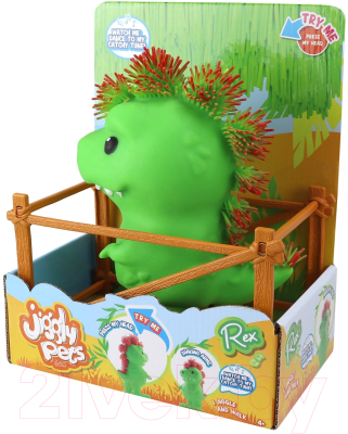 Интерактивная игрушка Jiggly Pets Динозавр Рекс / 40388