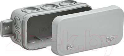 Изображение товара Коробка распределительная Ruvinil ОП 43x80x35мм 10 вводов IP54 / 67091 (серый)