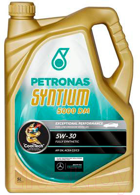 Моторное масло Petronas Syntium 5000 DM 5W30 / 70541M12EU (5л)