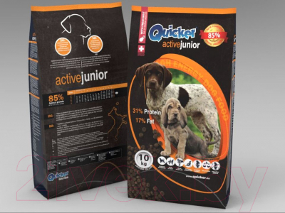 Сухой корм для собак Quicker Premium Junior Active (10кг)