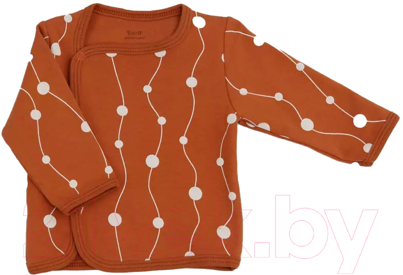 Распашонка Rant Hugs And Kisses / HK_PCB53-74 (Pattern Brown, р.74)