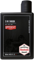 Шампунь для волос Uppercut Deluxe 3 in 1 Wash (240мл) - 