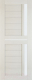 Дверь межкомнатная Bafa Техно 9 60x200 (лиственница белая/сатин) - 