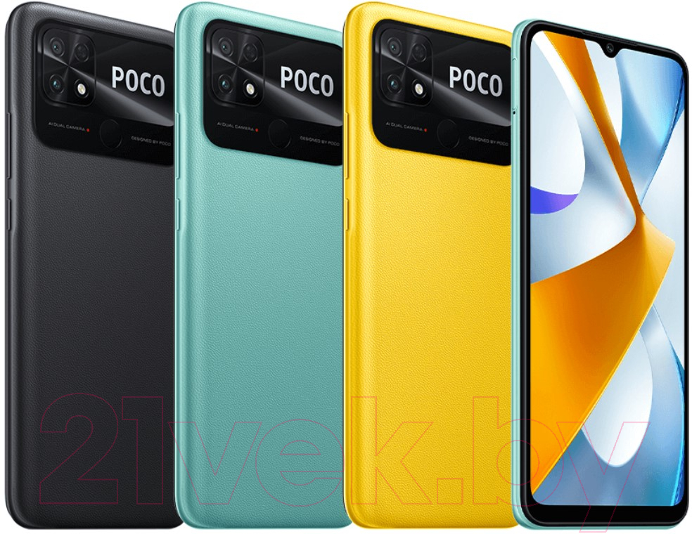 Смартфон POCO C40 4GB/64GB (Coral Green)