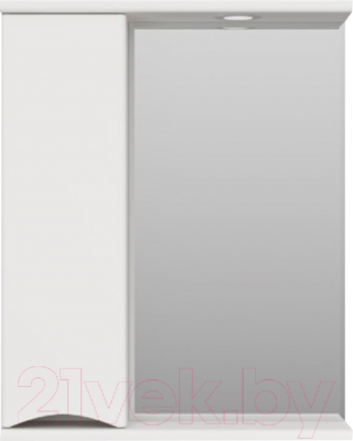 Шкаф с зеркалом для ванной Misty Атлантик 60 / П-Атл-4060-010Л