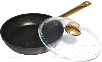 Набор кухонной посуды Oursson Black Gold CS2612A/BL