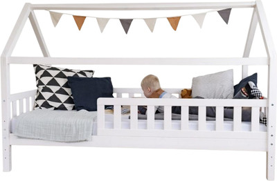 Стилизованная кровать детская Dipriz Д.80011.1 (белый) - 