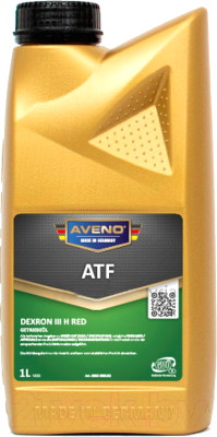 Трансмиссионное масло Aveno Dexron III H Red / 0002-000182-001 (1л)