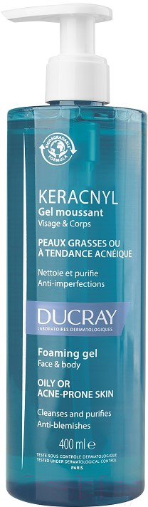 Гель для умывания Ducray Keracnyl Очищающий