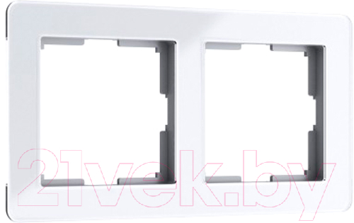 Рамка для выключателей и розеток Werkel Acrylic W0022701 (белый)