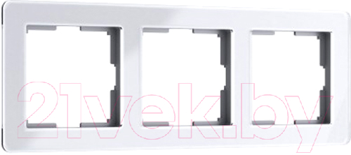 Рамка для выключателей и розеток Werkel Acrylic W0032701 (белый)