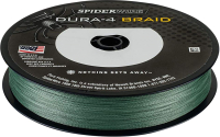Леска плетеная Berkley Fishing SpiderWire DURA4 0.10мм 150м 9.1кг / 1450377 (темно-зеленый) - 