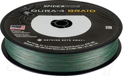 Леска плетеная Berkley Fishing SpiderWire DURA4 0.3мм 29кг / 1450383 (темно-зеленый)