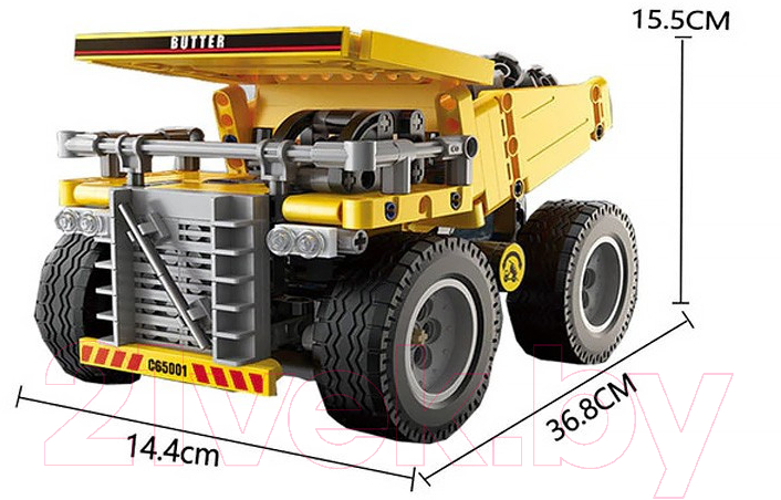 Конструктор CaDa Тяжелый грузовик / C65001W