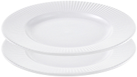 Набор тарелок Liberty Jones Soft Ripples / LJ-SS-PL21-WH (2шт, белый) - 