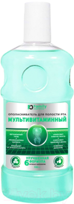 Ополаскиватель для полости рта Family Cosmetics Мультивитаминный (500мл)