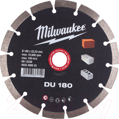 Отрезной диск алмазный Milwaukee 4932399523