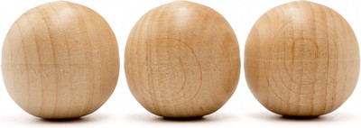 

Набор заготовок для творчества, Шар деревянный цельный / ball30_x50