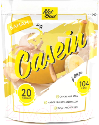 Протеин NotBad Casein (600г, банан)