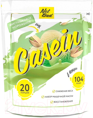 Протеин NotBad Casein  (600г, фисташковое мороженое)