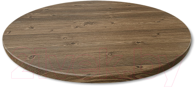 Обеденный стол Sheffilton SHT-TU7-1/70 МДФ (коричневый муар цинк/черный/орех светлый)