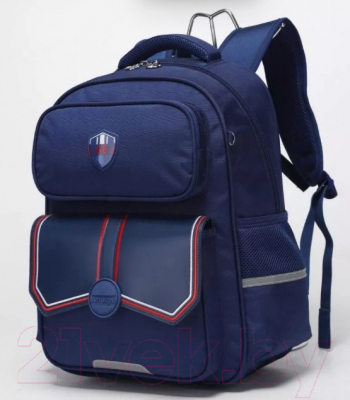 Школьный рюкзак Sun Eight SE-22006 (темно-синий/красный)