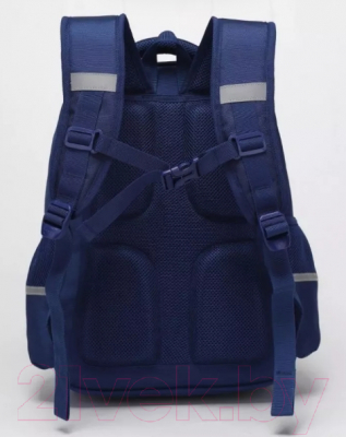 Школьный рюкзак Sun Eight SE-22006 (темно-синий/красный)