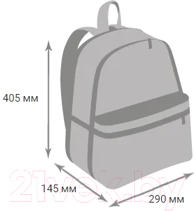 Школьный рюкзак Sun Eight SE-22006 (черный/красный)