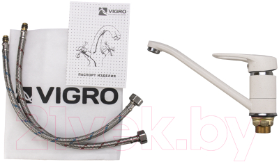 Смеситель Vigro VG904 (белый)