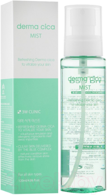 Спрей для лица 3W Clinic Derma Cica Mist (120мл)