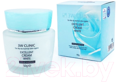 Крем для лица 3W Clinic Excellent White Cream (50г)