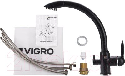 Смеситель Vigro VG907 (обсидиан)