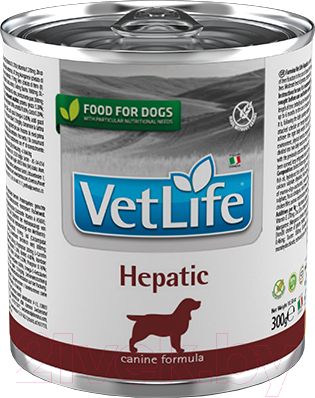 Влажный корм для собак Farmina Vet Life Hepatic (300г)
