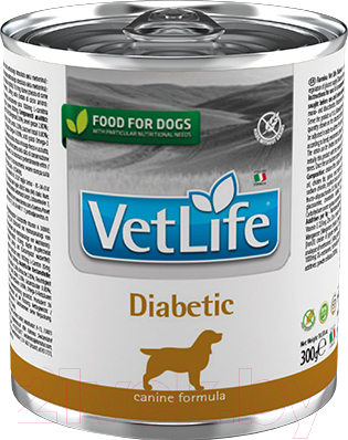 Влажный корм для собак Farmina Vet Life Diabetic (300г)
