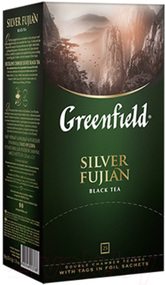 Чай пакетированный GREENFIELD Silver Fujian черный (25пак)