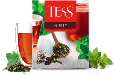 Чай пакетированный Tess Minty (100пак)