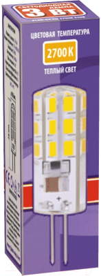 Лампа JAZZway PLED-G4 3Вт 2700К G4 200лм 220-230В / 1032041