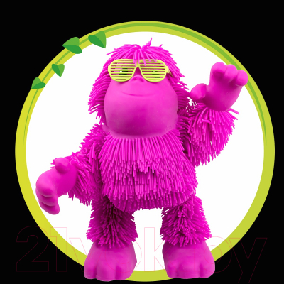 Интерактивная игрушка Jiggly Pets Орангутан Тан-Тан / 40390 (розовый)