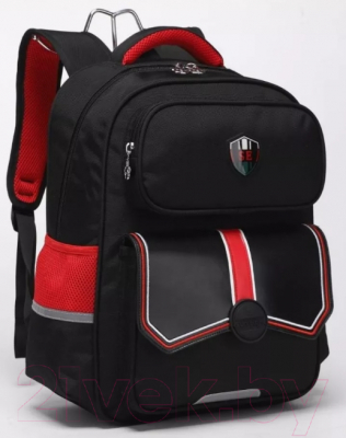 Школьный рюкзак Sun Eight SE-22006 (черный/красный)