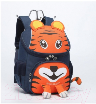 Детский рюкзак Sun Eight SE-90045 (темно-синий/оранжевый)