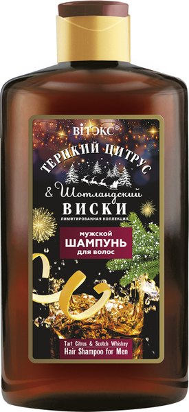 Шампунь для волос Витэкс Терпкий цитрус&Шотландский виски мужской (300мл)