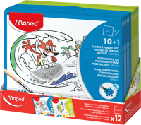 Набор для творчества Maped Creative Раскраска с кисточкой / 831225 - 