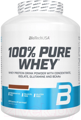 Протеин BioTechUSA 100% Pure Whey (2270г, карамель-капучино)