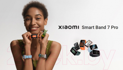 Фитнес-браслет Xiaomi Mi Smart Band 7 pro M2141B1 / BHR5970GL (черный)