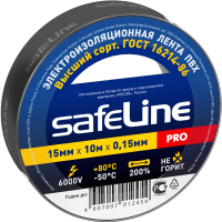 Изолента Safeline 15ммx10м 9356 (черный) - 